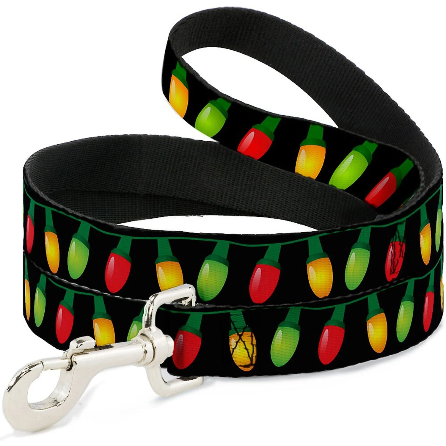 Buckle-Down Christmas Lights Dog Leash 3 Buckle-Down Christmas Lights Dog Leash