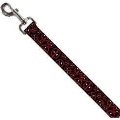 Buckle-Down Deadpool Splatter Logo Dog Leash -Blue Buffalo Shop 339081 PT1. AC SS1800 V1637982688