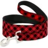 Buckle-Down Diagonal Buffalo Plaid Dog Leash -Blue Buffalo Shop 339092 MAIN. AC SS1800 V1637994997