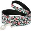 Buckle-Down Holly & Mistletoe Dog Leash -Blue Buffalo Shop 339197 MAIN. AC SS1800 V1657656999