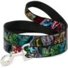 Buckle-Down Marvel Avengers Hero/Villain Poses Dog Leash -Blue Buffalo Shop 339280 MAIN. AC SS1800 V1637991697