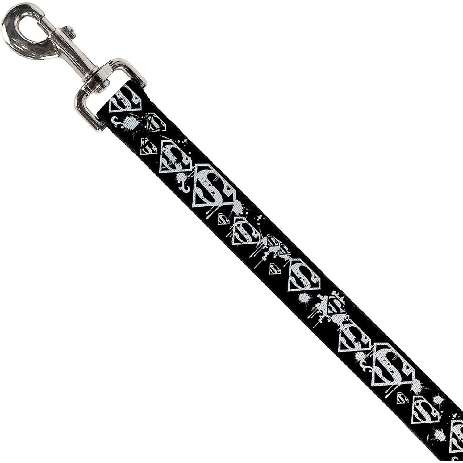 Buckle-Down Superman Shield Splatter Dog Leash 4 Buckle-Down Superman Shield Splatter Dog Leash - Image 2