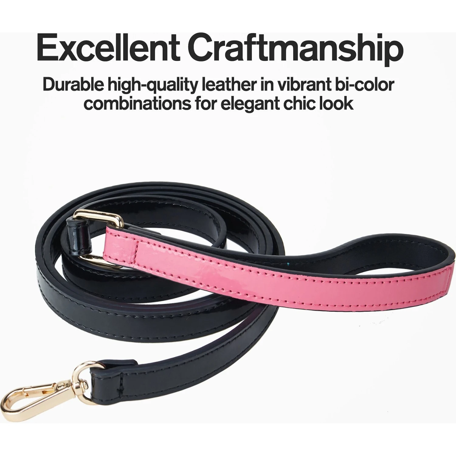 Scotch & Co Teal/Pink Handcrafted Dog Leash 7 Scotch & Co Teal/Pink Handcrafted Dog Leash - Image 5