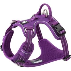 Chai's Choice Premium Quick Release Outdoor Adventure 3M Polyester Reflective Front Clip Dog Harness