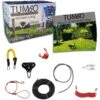 Tumbo Trolley Dog Xtreme Stretching Coil Cable With Anti-Shock Bungee Aerial Dog Tie Out, Black -Blue Buffalo Shop 345332 MAIN. AC SS1800 V1635975106