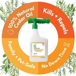Cedarcide YardSafe Flea, Tick, Mosquito, Mite & Ant Lawn Spray, 32-oz Bottle -Blue Buffalo Shop 345930 PT2. AC SS1800 V1636385496