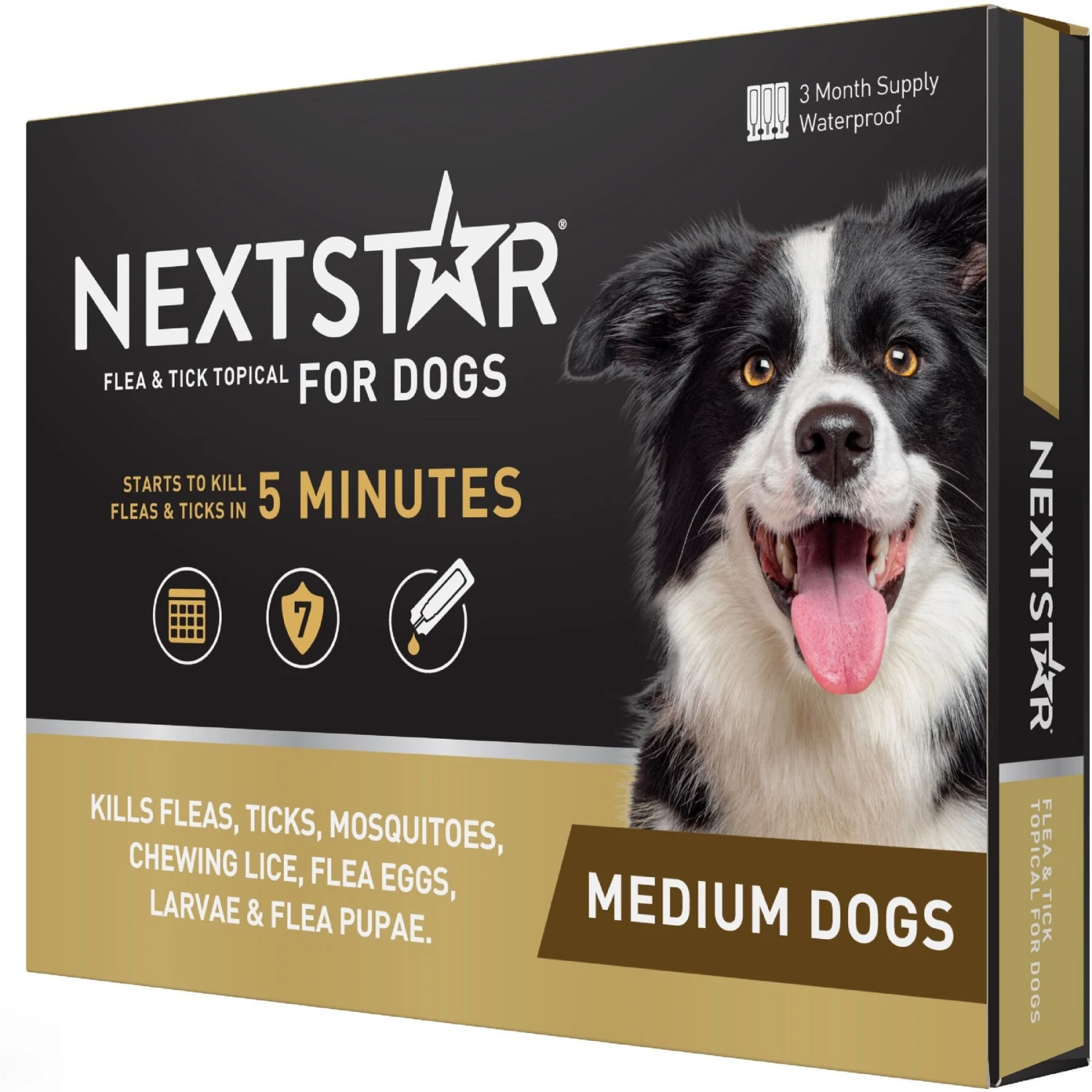 NextStar Flea & Tick Spot Treatment For Medium Dogs, 23-44 Lbs 3 NextStar Flea & Tick Spot Treatment For Medium Dogs, 23-44 Lbs