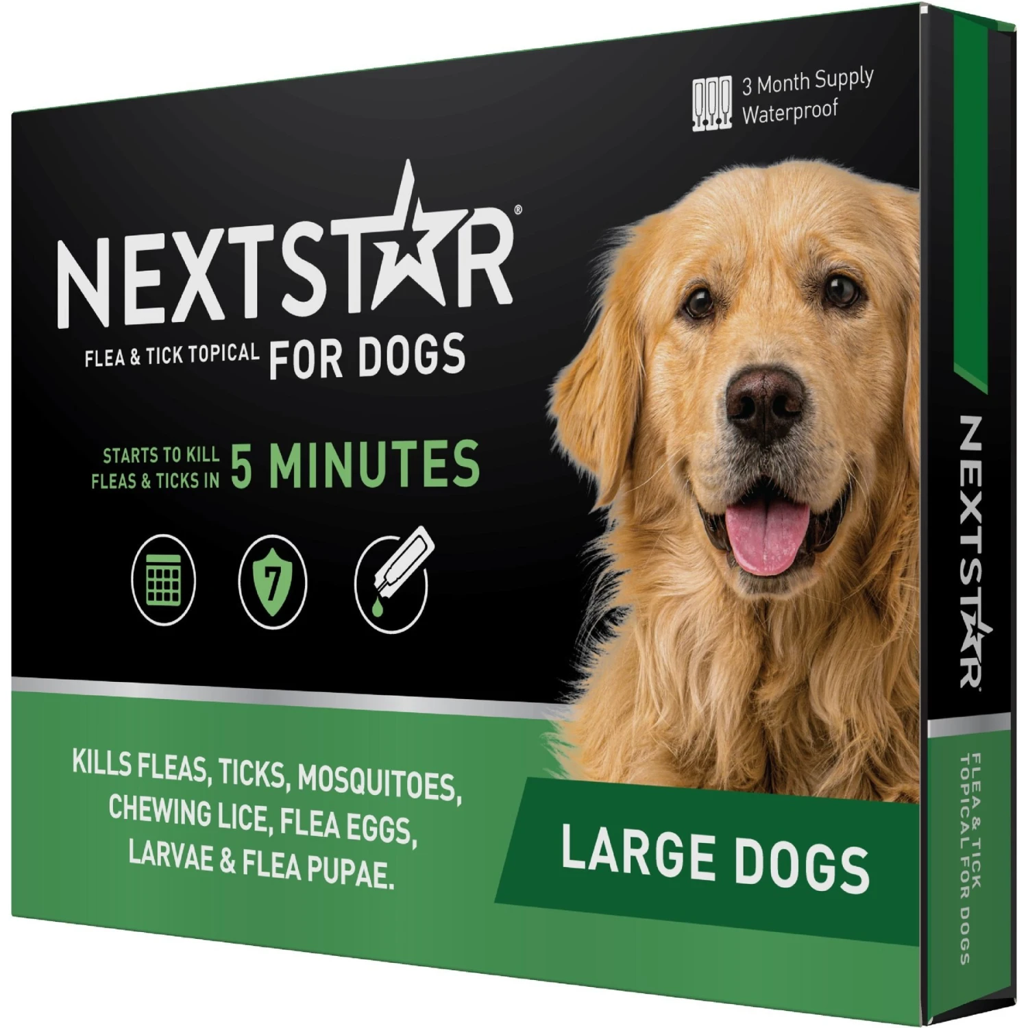 NextStar Flea & Tick Topical Treatment For Large Dogs, 45-88 Lbs 3 NextStar Flea & Tick Topical Treatment For Large Dogs, 45-88 Lbs