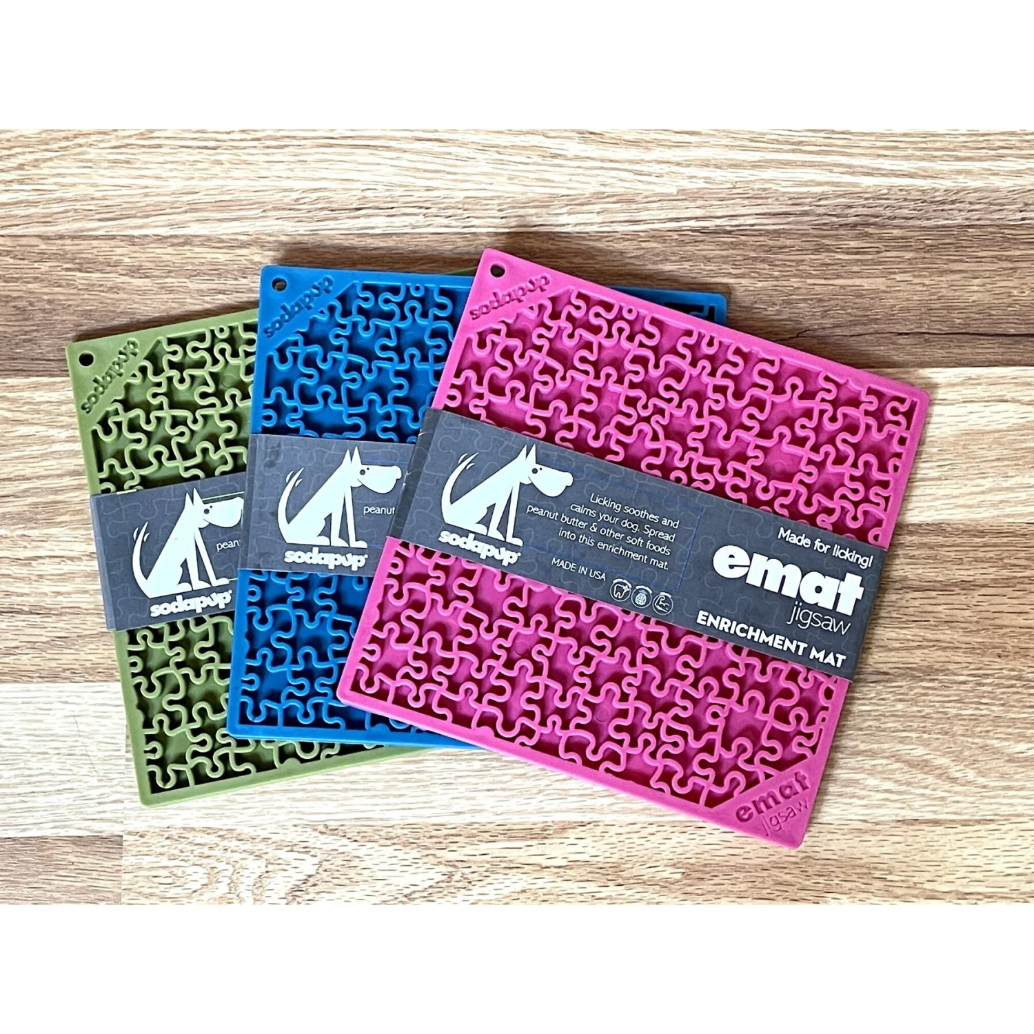 SodaPup Emat Jigsaw Dog Lick Mat 5 SodaPup Emat Jigsaw Dog Lick Mat - Image 3