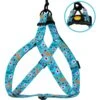 CollarDirect Floral Pattern Adjustable Nylon Step-in Dog Harness -Blue Buffalo Shop 348029 MAIN. AC SS1800 V1639788414
