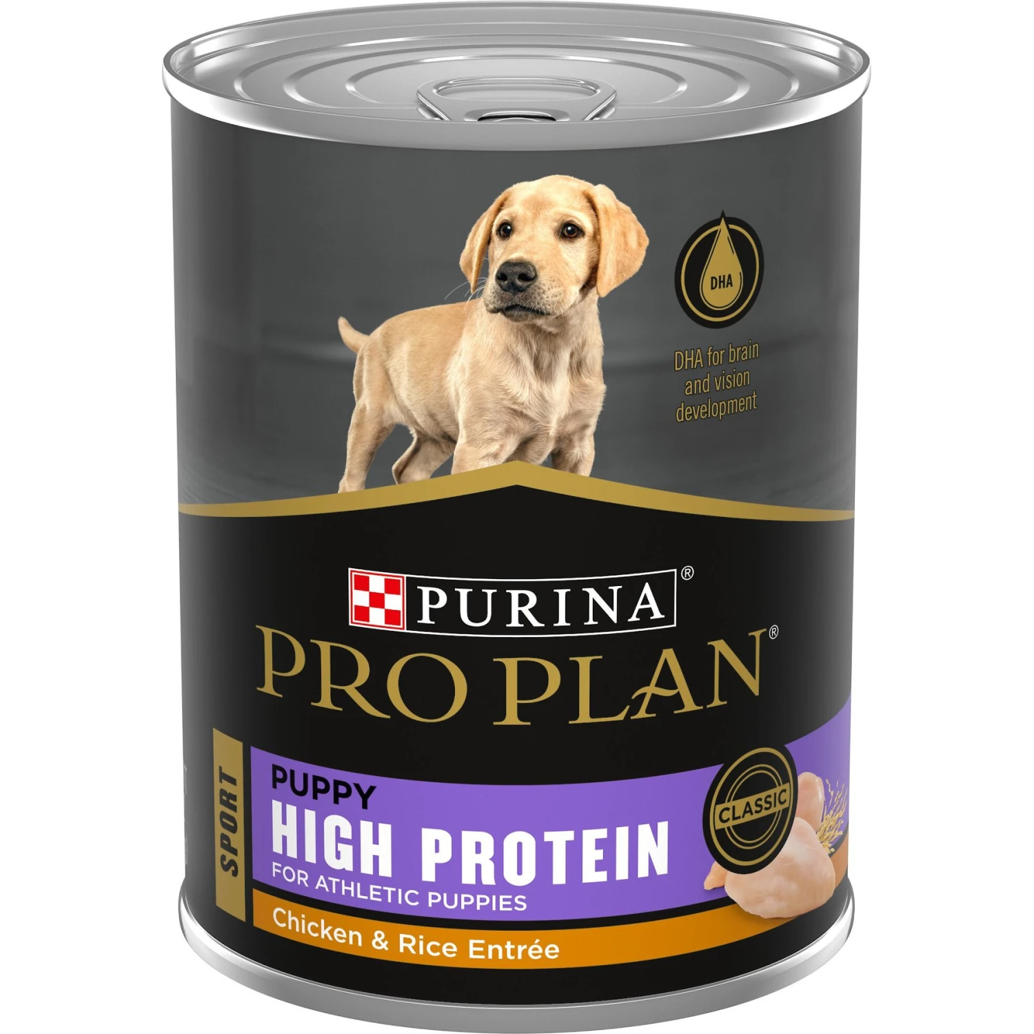 Purina Pro Plan Sport Puppy High Protein Chicken & Rice Wet Dog Food, 13-oz Can, Case Of 12 3 Purina Pro Plan Sport Puppy High Protein Chicken & Rice Wet Dog Food, 13-oz Can, Case Of 12