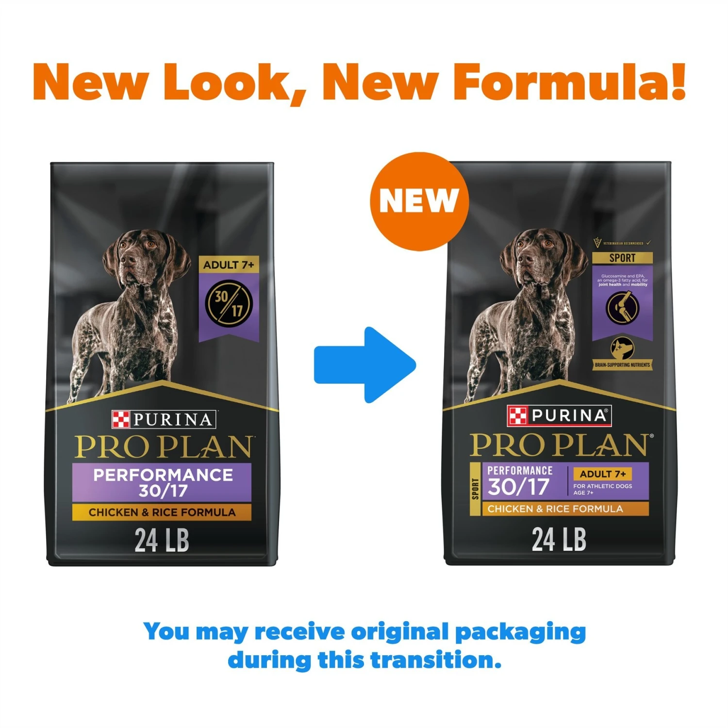 Purina Pro Plan Sport Performance Senior High-Protein 30/17 Chicken & Rice Formula Dog Food 4 Purina Pro Plan Sport Performance Senior High-Protein 30/17 Chicken & Rice Formula Dog Food - Image 2