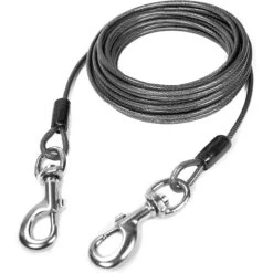 Mighty Paw Tie Out Cable Dog Leash, 30-ft