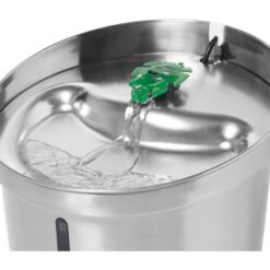 Frisco Stainless Steel Cactus & Leaf Dog & Cat Fountain -Blue Buffalo Shop 355814 PT2. AC SS1800 V1665174837