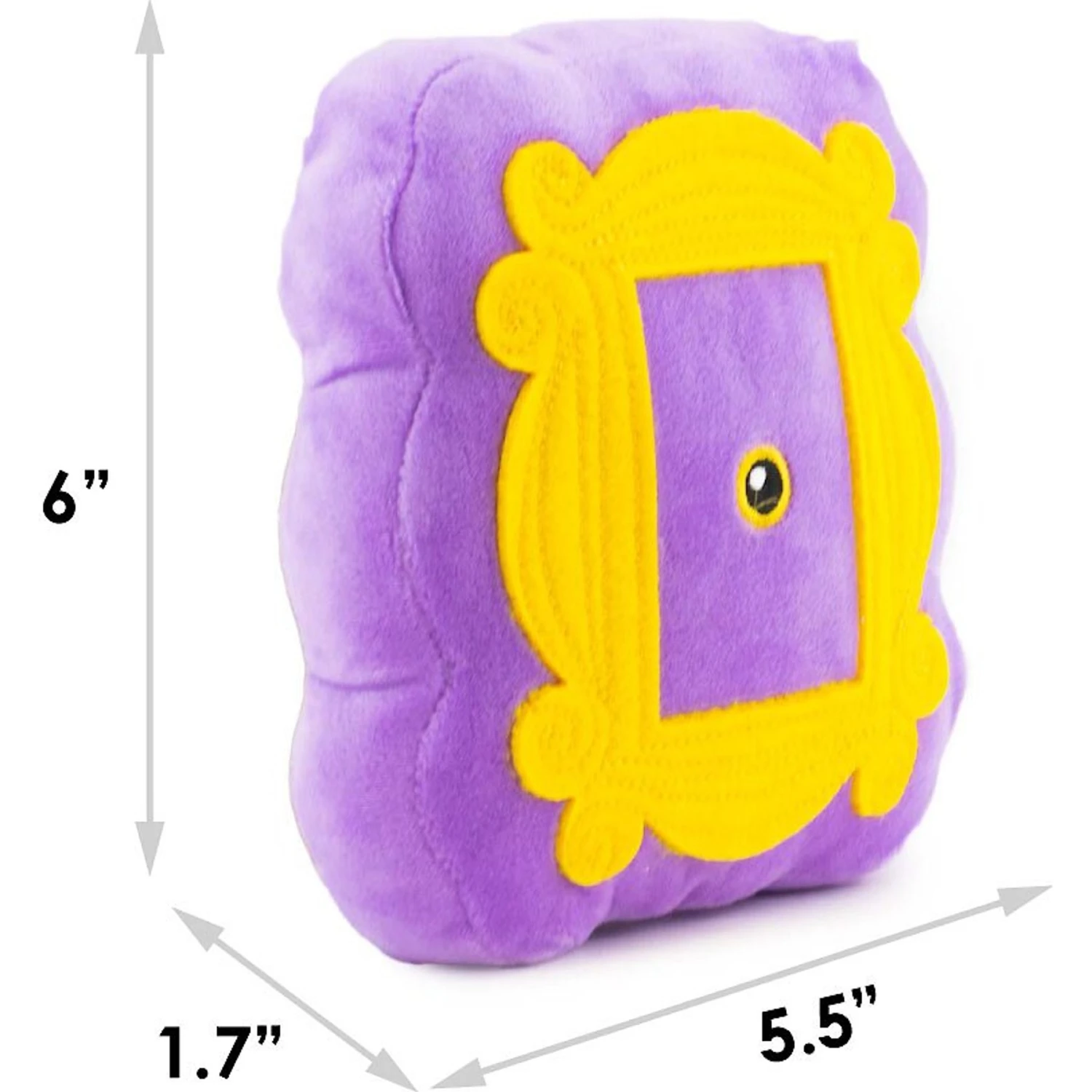 Buckle-Down Friends Monica's Peephole Dog Plush Squeaker Toy 6 Buckle-Down Friends Monica's Peephole Dog Plush Squeaker Toy - Image 4