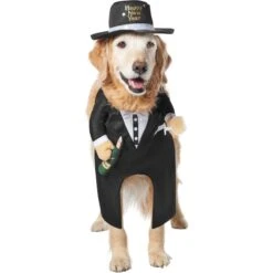 Frisco Front Walking New Years Tuxedo Dog & Cat Costume -Blue Buffalo Shop 358028 PT3. AC SS1800 V1660765610