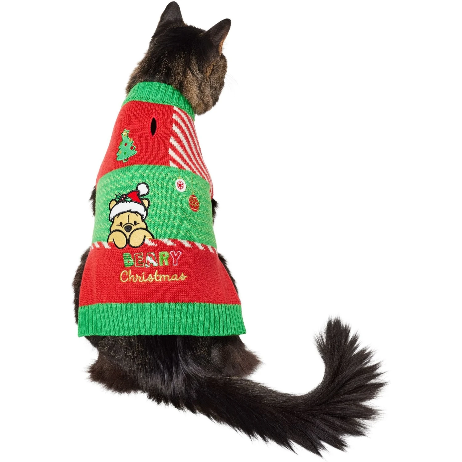 Disney Winnie The Pooh Patchwork Dog & Cat Sweater 3 Disney Winnie The Pooh Patchwork Dog & Cat Sweater