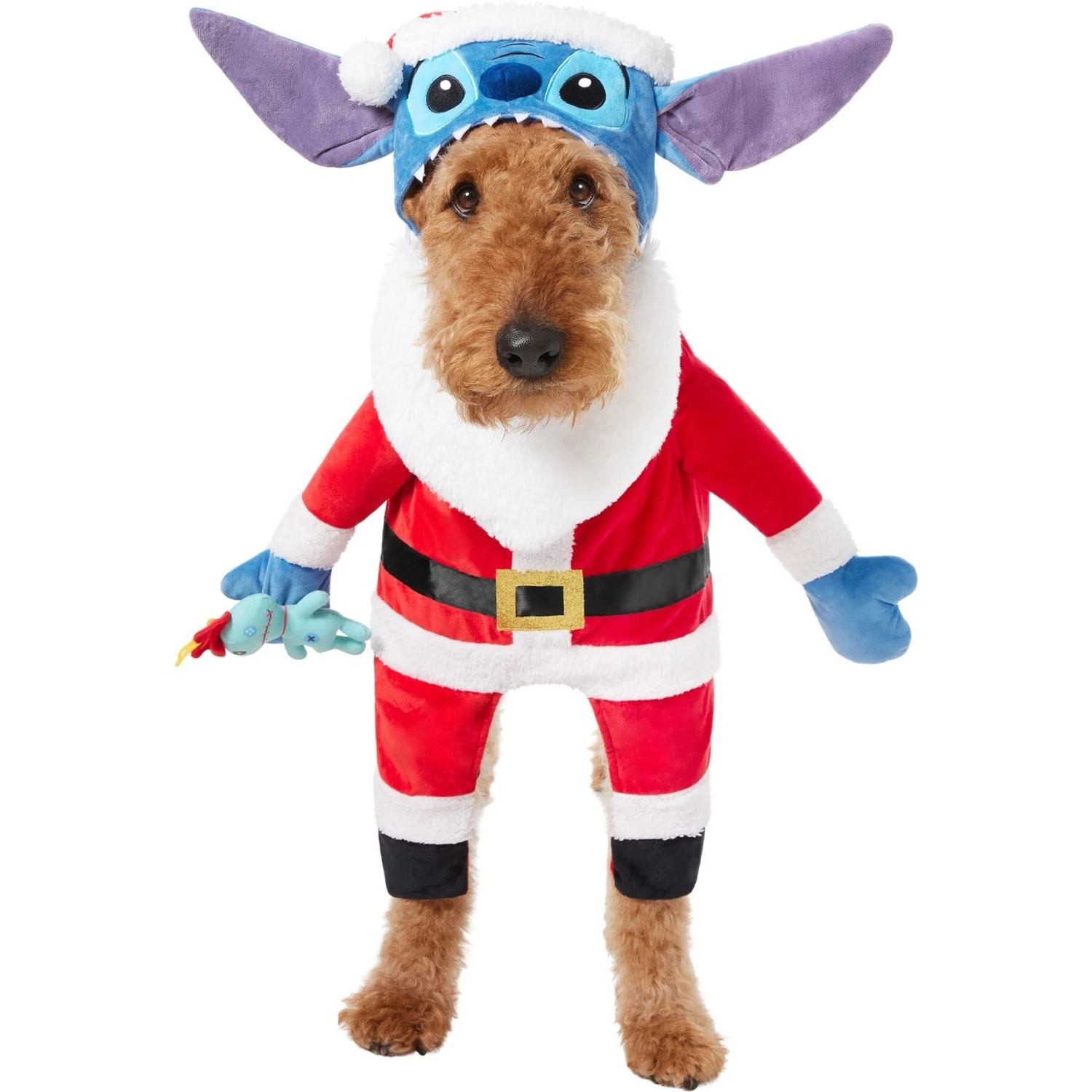 Disney Santa Stitch Walking Dog & Cat Costume 3 Disney Santa Stitch Walking Dog & Cat Costume