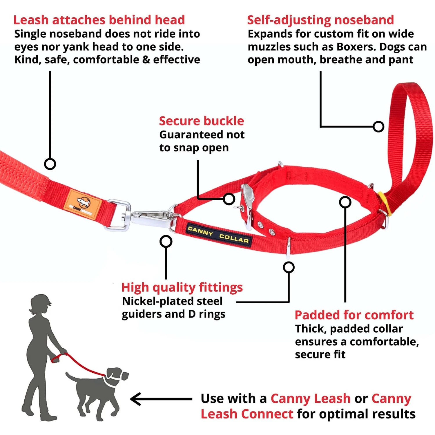 Canny No Pull Padded Dog Training Head Collar 5 Canny No Pull Padded Dog Training Head Collar - Image 3