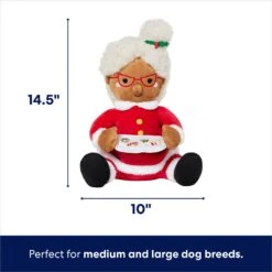 Frisco Holiday Mrs. Claus Plush Squeaky Dog Toy 8 Frisco Holiday Mrs. Claus Plush Squeaky Dog Toy -Blue Buffalo Shop 360917 PT1. AC SS1800 V1695046094