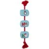 Frisco Holiday Ho Ho Ho Plush With Rope Squeaky Dog Toy -Blue Buffalo Shop 360954 MAIN. AC SS1800 V1660766091