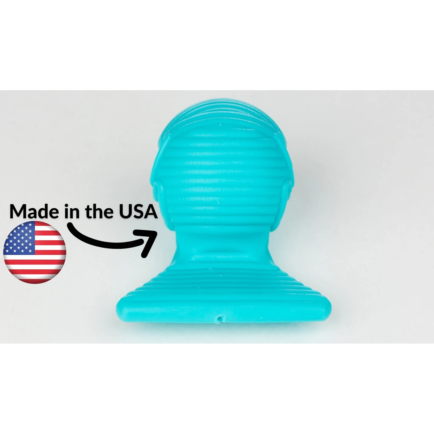 Hugglehounds Okko Tuffut-Flex Ball Dog Toy, Blue 4 Hugglehounds Okko Tuffut-Flex Ball Dog Toy, Blue - Image 2