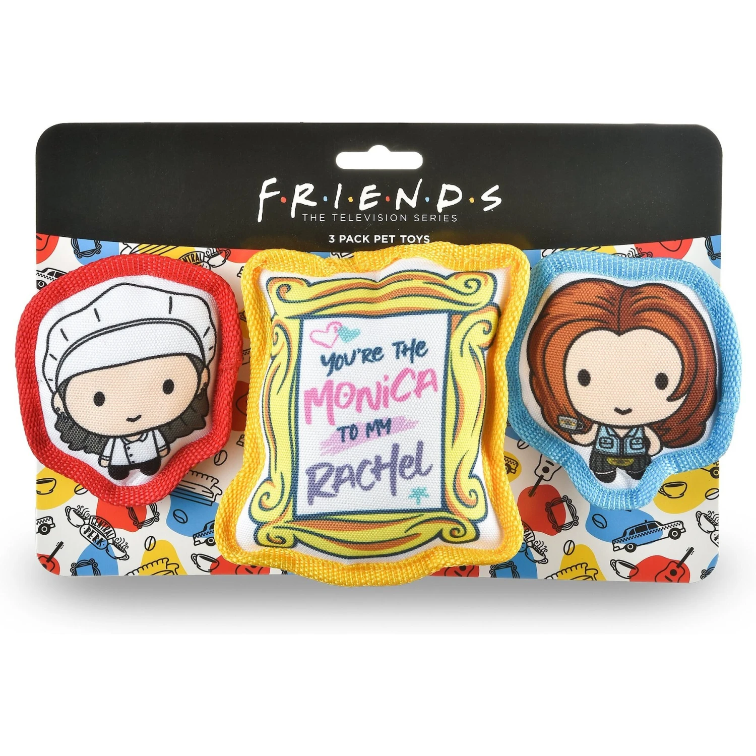 Fetch For Pets Friends V-Day "Better Together" Canvas Squeaky Dog Toy, 3 Count 3 Fetch For Pets Friends V-Day "Better Together" Canvas Squeaky Dog Toy, 3 Count