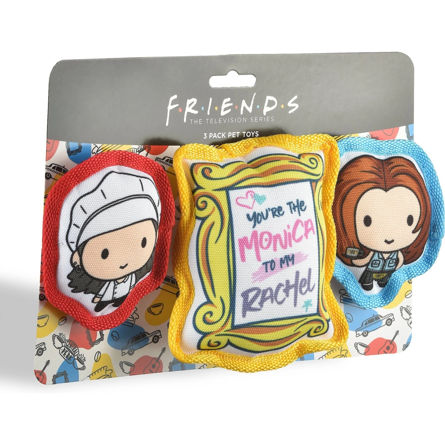 Fetch For Pets Friends V-Day "Better Together" Canvas Squeaky Dog Toy, 3 Count 4 Fetch For Pets Friends V-Day "Better Together" Canvas Squeaky Dog Toy, 3 Count - Image 2