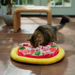 Frisco Pizza Reversible Snuffle Mat, Yellow, Medium -Blue Buffalo Shop 363398 PT3. AC SS1800 V1660750517