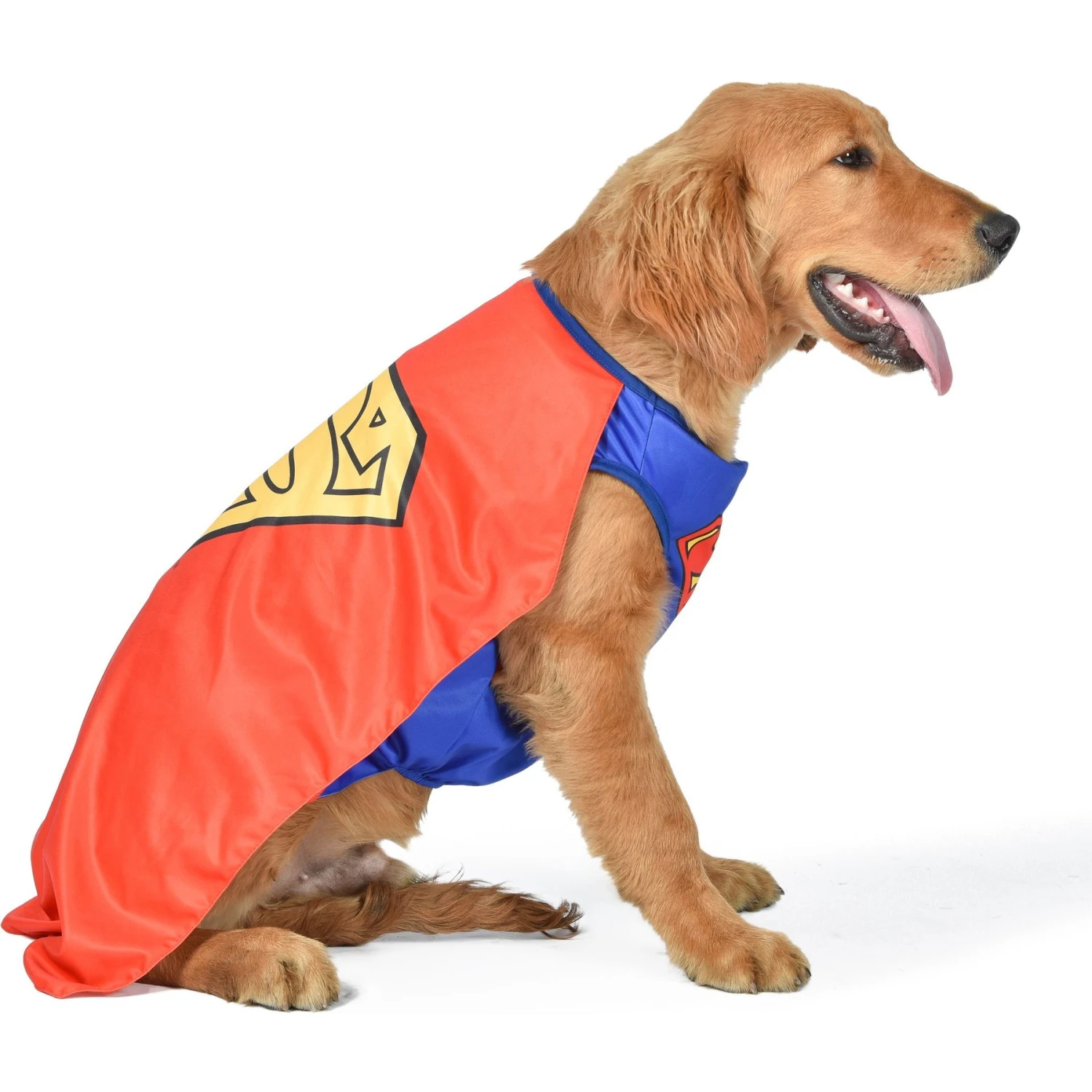 Fetch For Pets DC Comics Halloween Superman Dog Costume 3 Fetch For Pets DC Comics Halloween Superman Dog Costume
