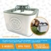 PawPerfect Cat & Dog Water Fountain, White -Blue Buffalo Shop 365301 MAIN. AC SS1800 V1644877427