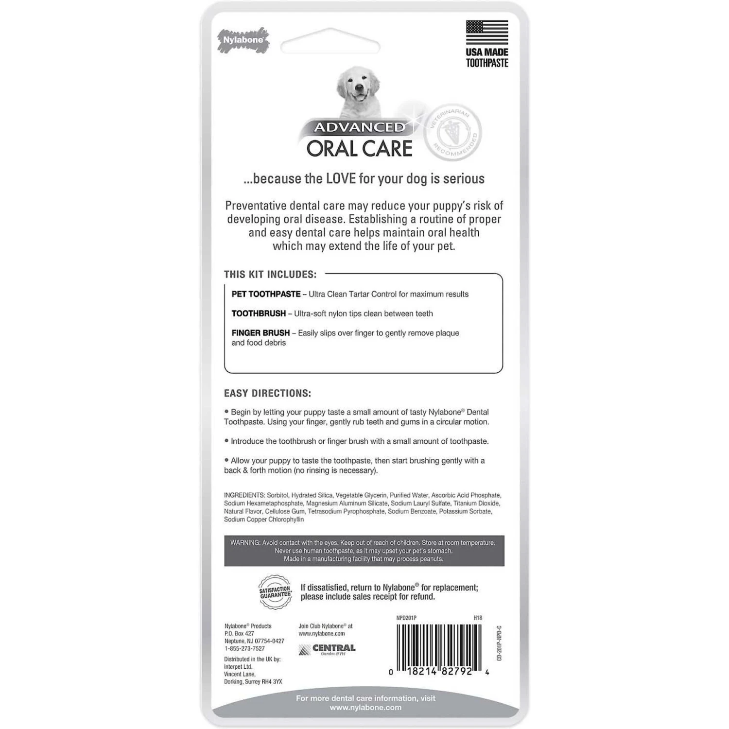 Nylabone Advanced Oral Care Original Flavor Puppy Dental Kit & N-Bone Puppy Teething Sticks Chicken Flavor Dog Treats 5 Nylabone Advanced Oral Care Original Flavor Puppy Dental Kit & N-Bone Puppy Teething Sticks Chicken Flavor Dog Treats - Image 3