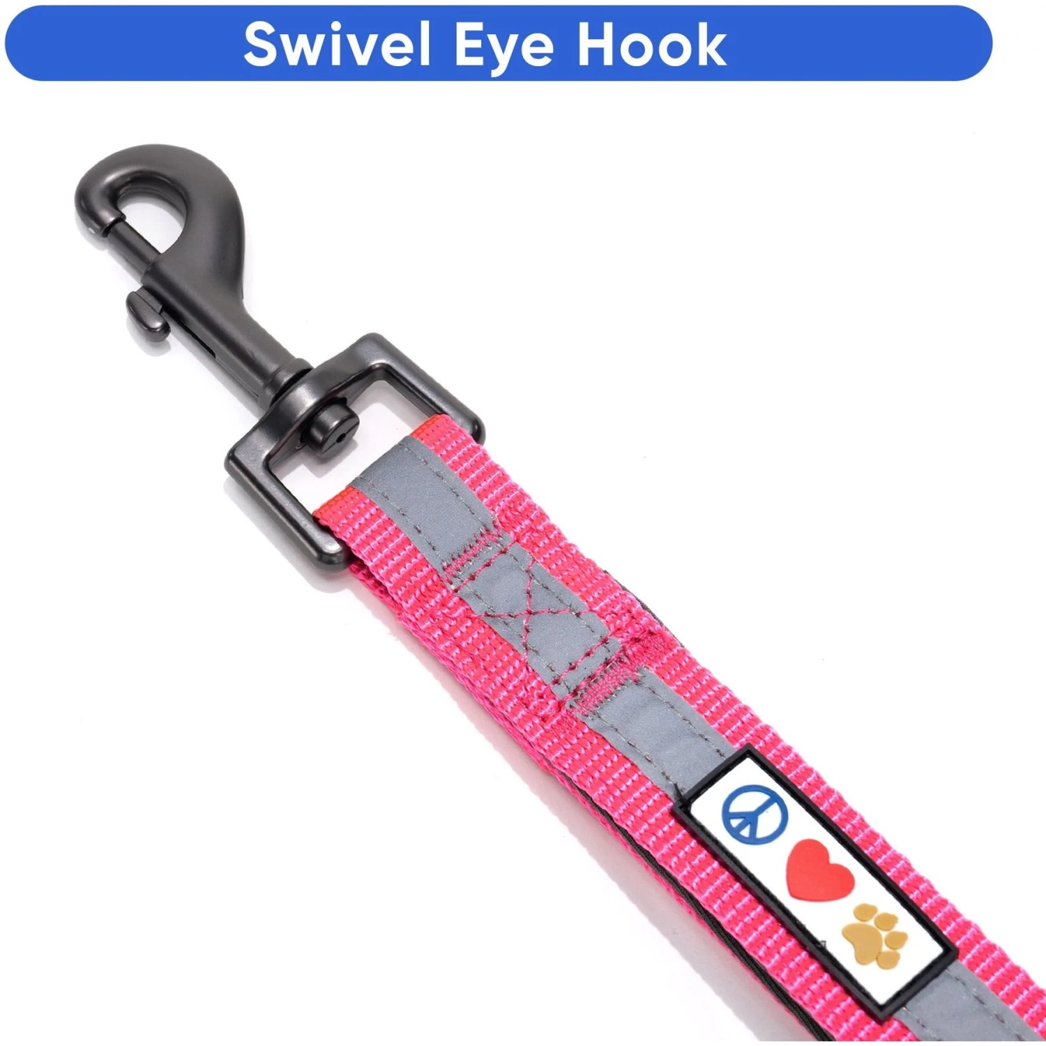 Pawtitas Padded Reflective Short Dog Leash 6 Pawtitas Padded Reflective Short Dog Leash - Image 4