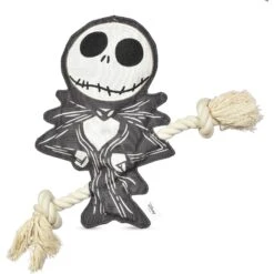 Fetch For Pets Nightmare Before Christmas Halloween Jack Skellington Flattie Dog Toy