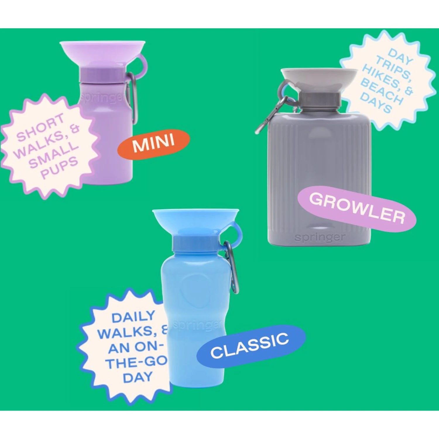 Springer Travel Dog Bottle 5 Springer Travel Dog Bottle - Image 3