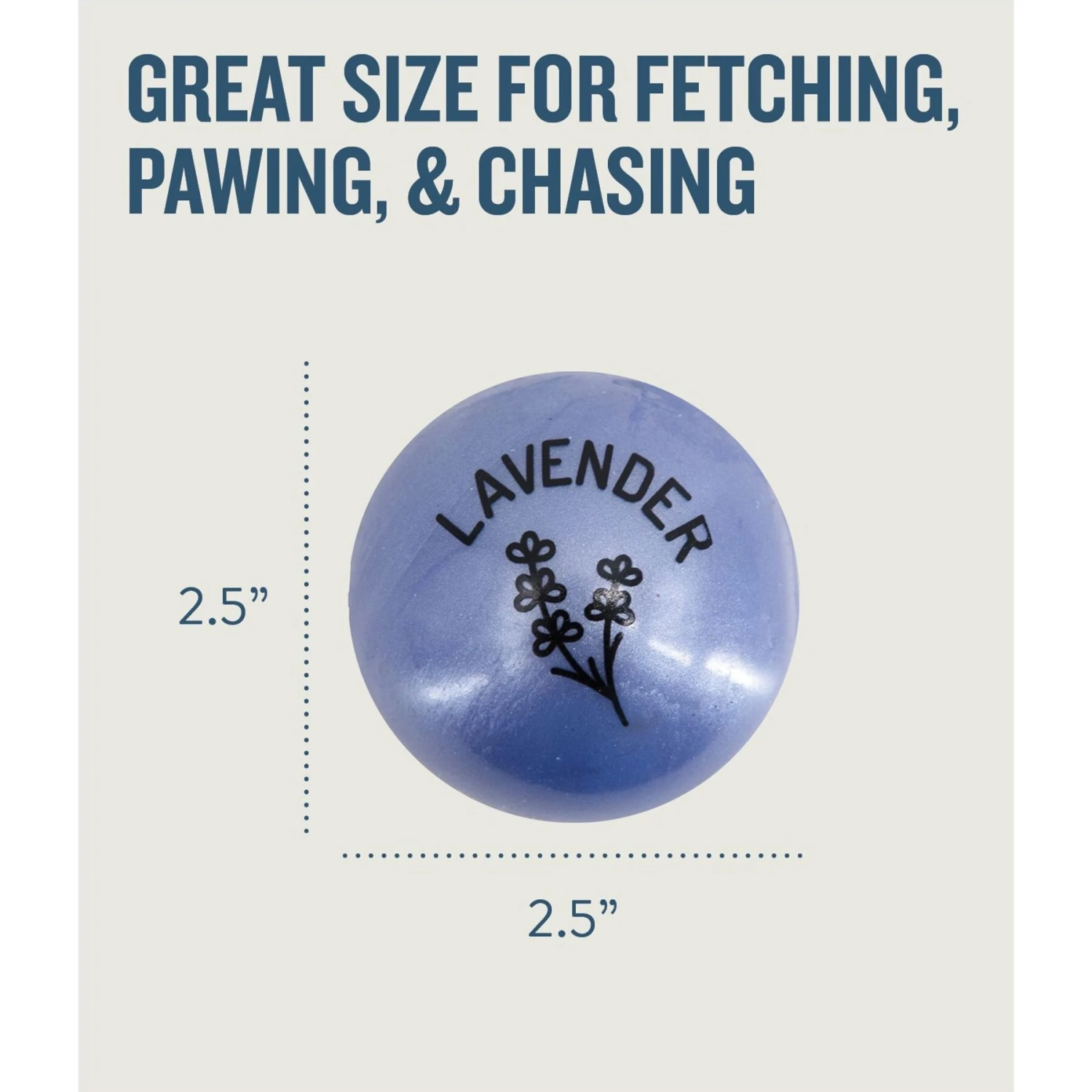 Planet Dog Orbee-Tuff Essentials Lavender Scented Interactive Dog Ball Treat Dispenser Toy, Purple 8 Planet Dog Orbee-Tuff Essentials Lavender Scented Interactive Dog Ball Treat Dispenser Toy, Purple - Image 6