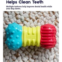 Petstages Multi-Squeak Bone Dog Chew Toy -Blue Buffalo Shop 367946 PT2. AC SS1800 V1644532053