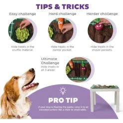 Outward Hound Activity Matz Garden Game Puzzle Plush Dog Toy -Blue Buffalo Shop 368204 PT3. AC SS1800 V1694286100