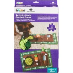 Outward Hound Activity Matz Garden Game Puzzle Plush Dog Toy -Blue Buffalo Shop 368204 PT6. AC SS1800 V1694287306