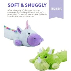 Charming Pet Longidudes Unicorn Plush & Squeaky Dog Tug Toy, Blue -Blue Buffalo Shop 368210 PT4. AC SS1800 V1644532677