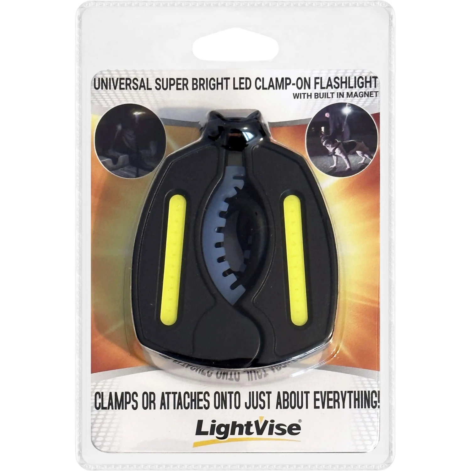 Lightvise Universal Super Bright LED Clamp-On Leash, Collar & Harness Flashlight, Black 10 Lightvise Universal Super Bright LED Clamp-On Leash, Collar & Harness Flashlight, Black - Image 8