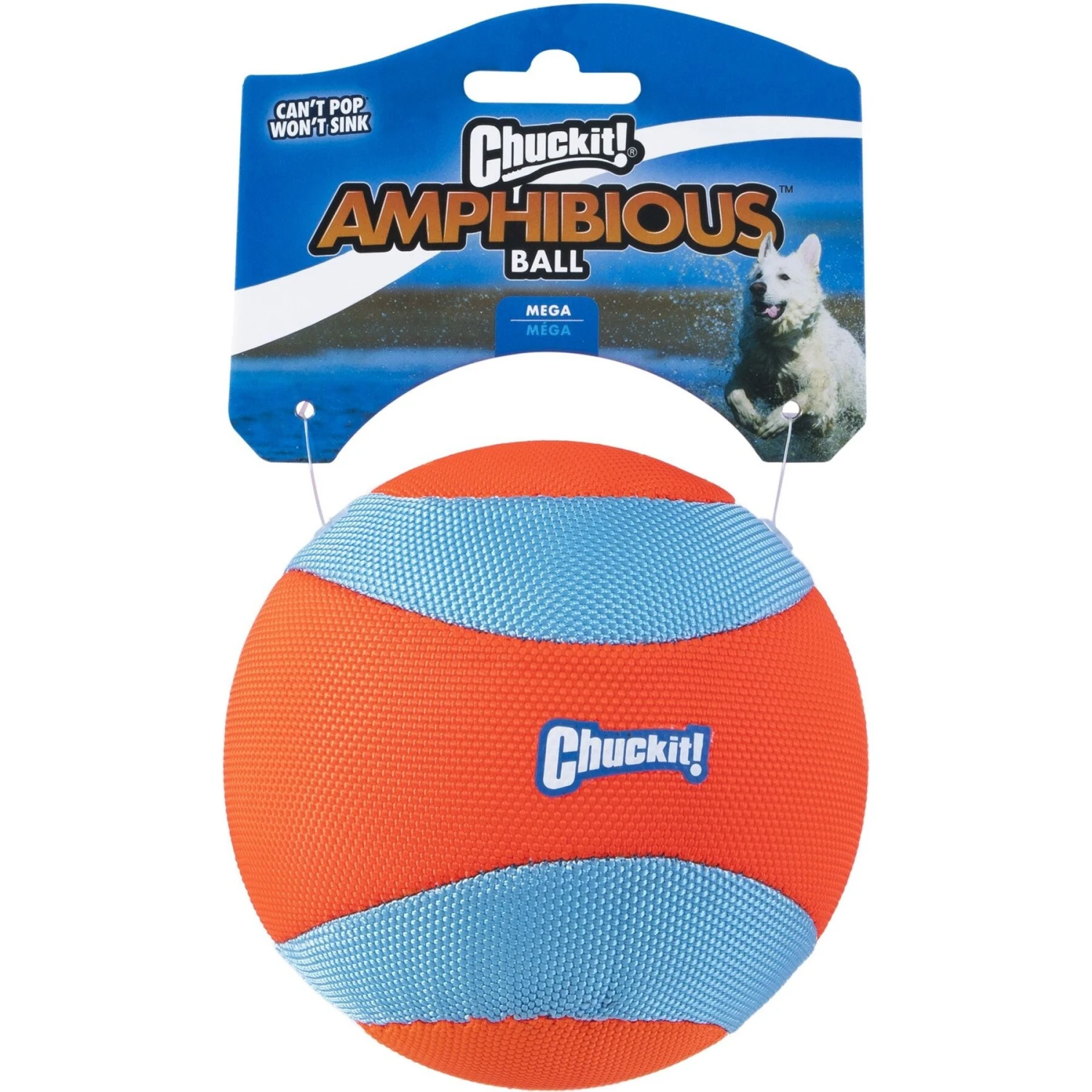 Chuckit! Amphibious Mega Ball Dog Toy, Orange 3 Chuckit! Amphibious Mega Ball Dog Toy, Orange