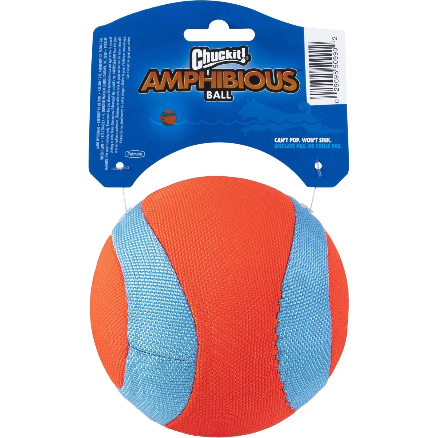 Chuckit! Amphibious Mega Ball Dog Toy, Orange 4 Chuckit! Amphibious Mega Ball Dog Toy, Orange - Image 2