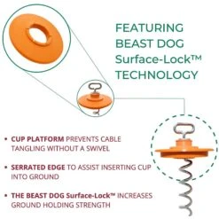 IntelliLeash Intelli-Stayk With Beast Dog Surface Lock 10 IntelliLeash Intelli-Stayk With Beast Dog Surface Lock -Blue Buffalo Shop 369398 PT2. AC SS1800 V1645231028