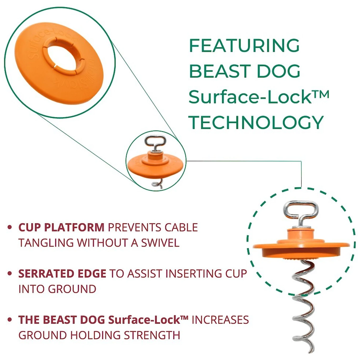 IntelliLeash Intelli-Stayk With Beast Dog Surface Lock 5 IntelliLeash Intelli-Stayk With Beast Dog Surface Lock - Image 3