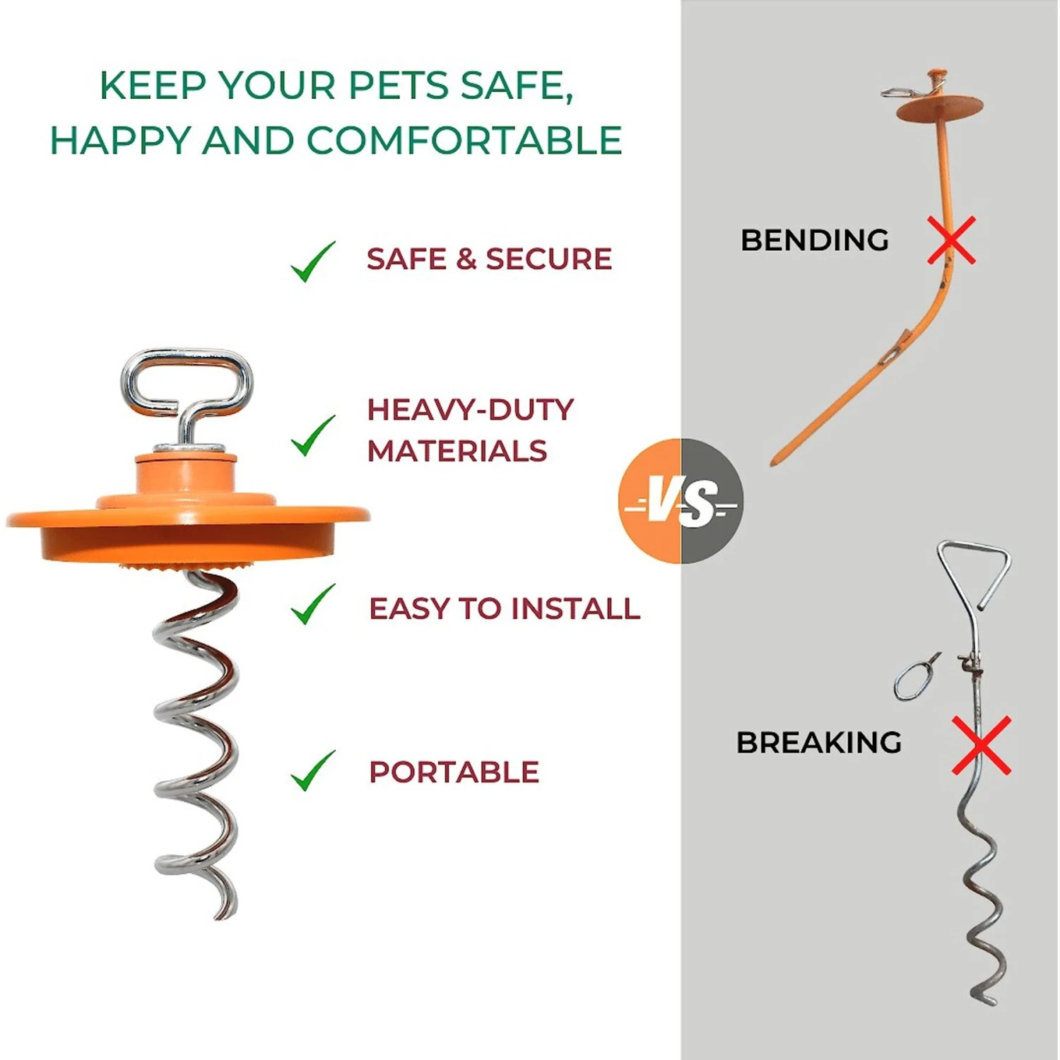 IntelliLeash Intelli-Stayk With Beast Dog Surface Lock 7 IntelliLeash Intelli-Stayk With Beast Dog Surface Lock - Image 5