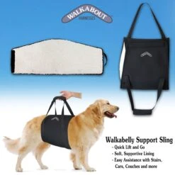 WALKABOUT Walkabelly Support Sling Dog Harness -Blue Buffalo Shop 369810 PT2. AC SS1800 V1687375572