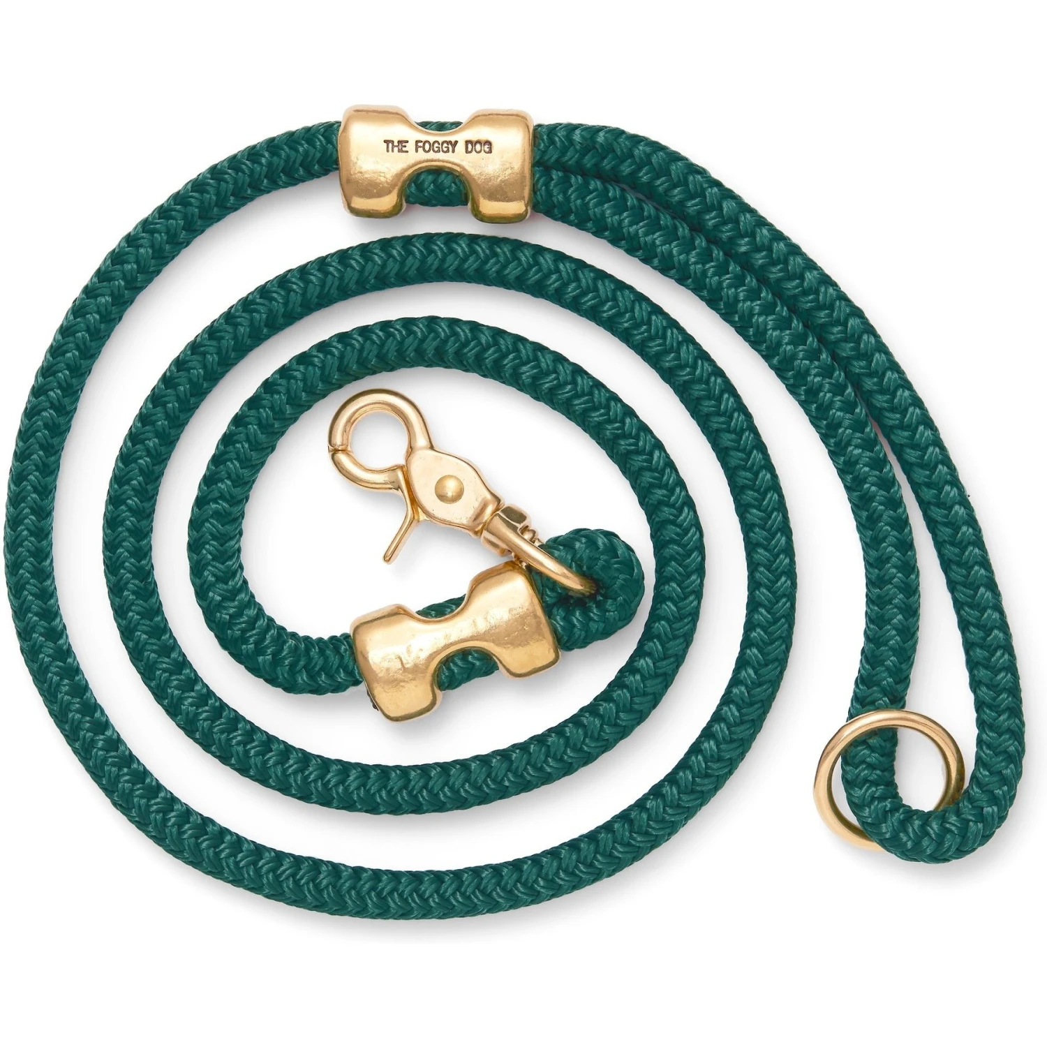 The Foggy Dog Evergreen Marine Rope Dog Leash 3 The Foggy Dog Evergreen Marine Rope Dog Leash