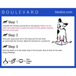 Boulevard Personalized Leopard Dog Harness -Blue Buffalo Shop 369883 PT4. AC SS1800 V1649472124