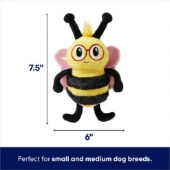 Frisco Valentine Love Buzz Bee Plush Squeaky Dog Toy 8 Frisco Valentine Love Buzz Bee Plush Squeaky Dog Toy -Blue Buffalo Shop 371085 PT1. AC SS1800 V1701364921